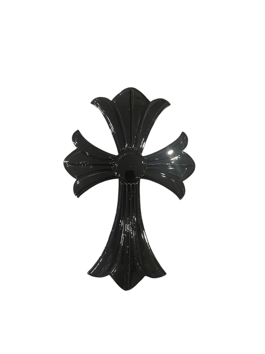 “Chrome Hearts Cross” | Stacked Black Chrome Edition