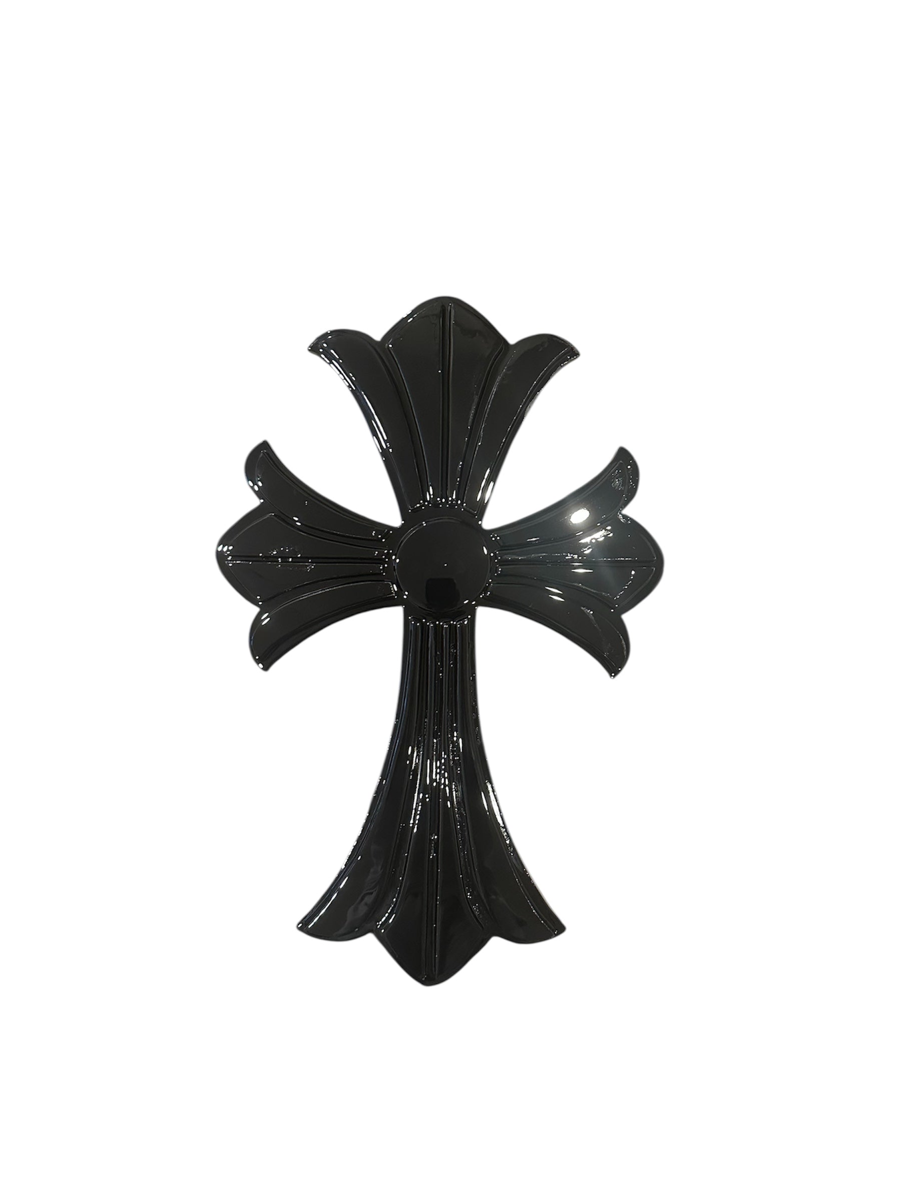 “Chrome Hearts Cross” | Stacked Black Chrome Edition