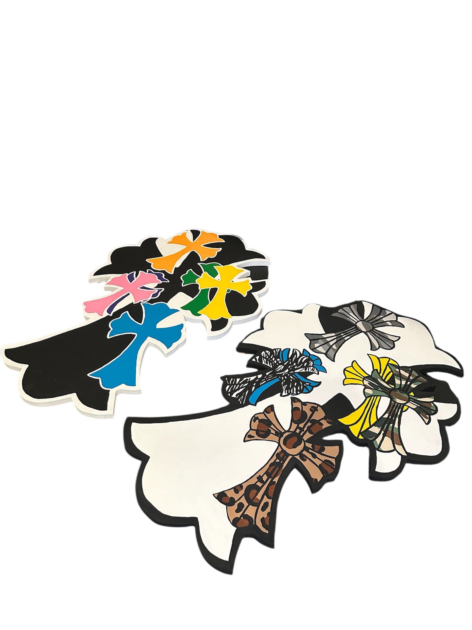 “Chrome Hearts Cross” | Multicolor Cluster