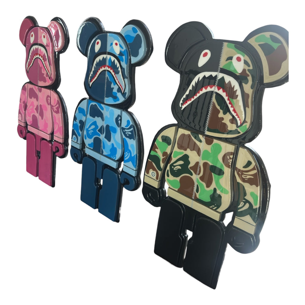 “BAPE Brick“ | Oversized Wall Sculpture Trio