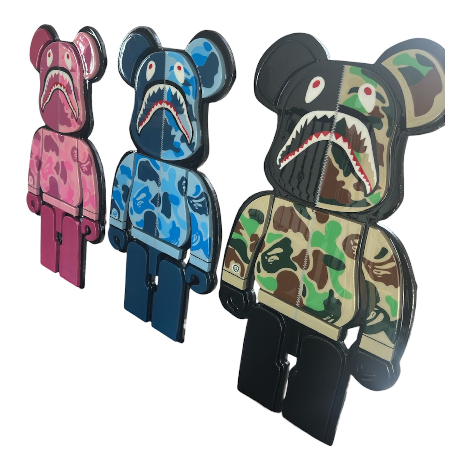 “BAPE Brick“ | Oversized Wall Sculpture Trio