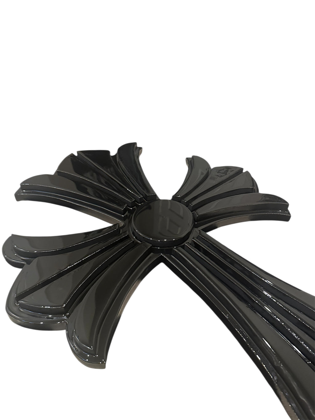 “Chrome Hearts Cross” | Stacked Black Chrome Edition