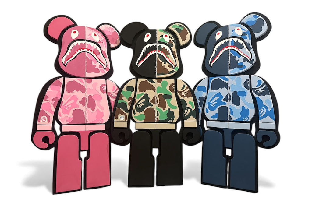 “BAPE Brick“ | Oversized Wall Sculpture Trio