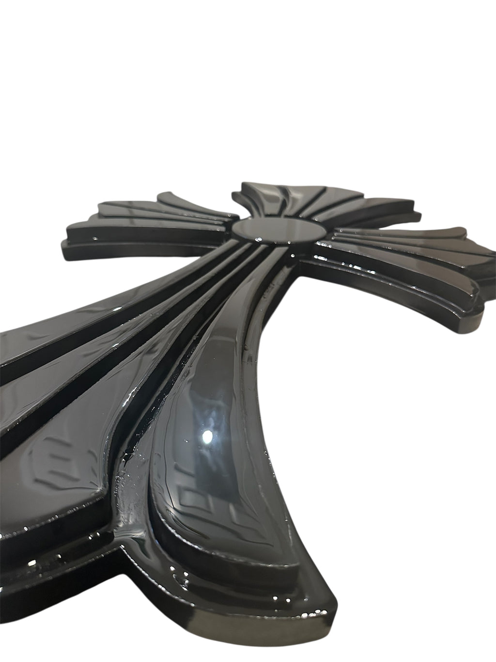 “Chrome Hearts Cross” | Stacked Black Chrome Edition
